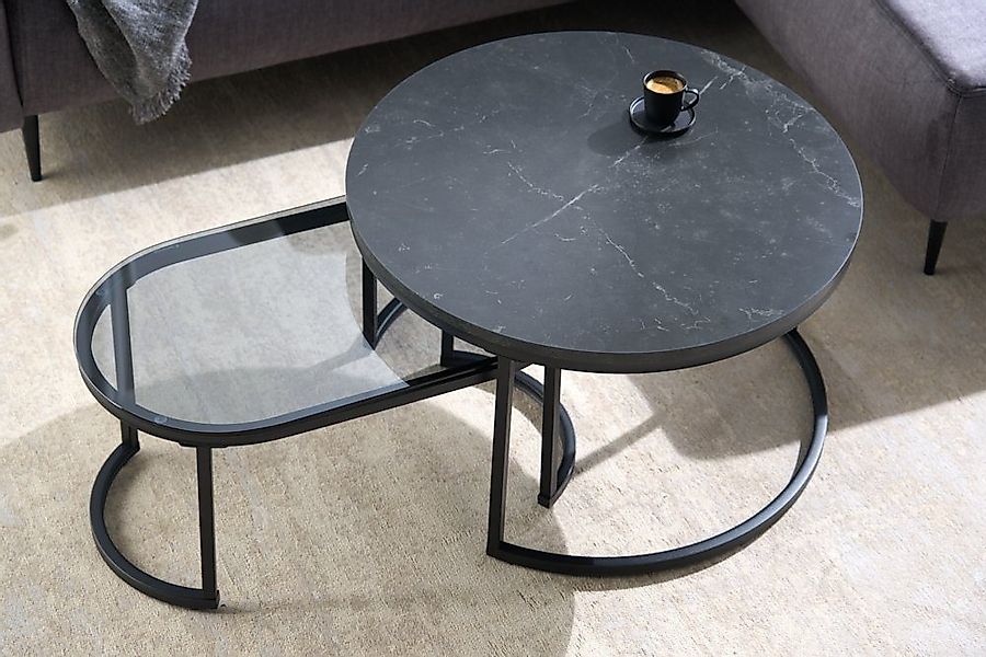 riess-ambiente Couchtisch ELEGANCE Ø70cm graphit / günstig online kaufen