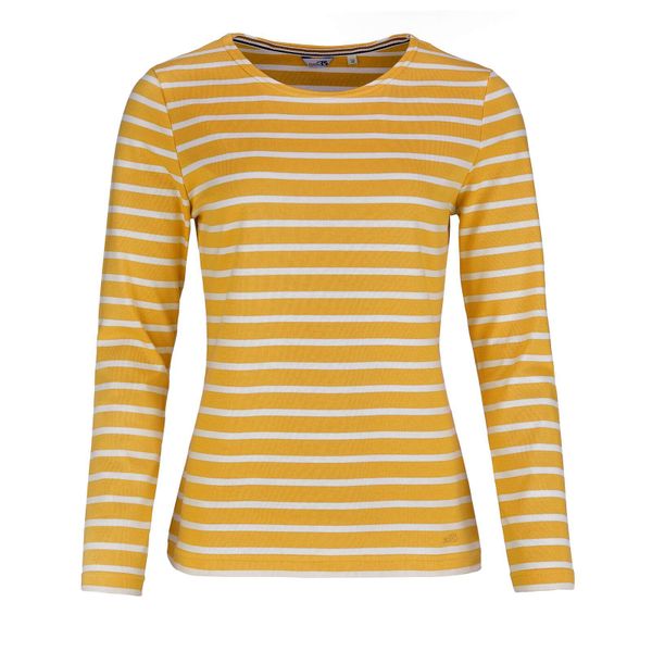 modAS Langarmshirt Damen Langarm-Shirt mit Streifen günstig online kaufen