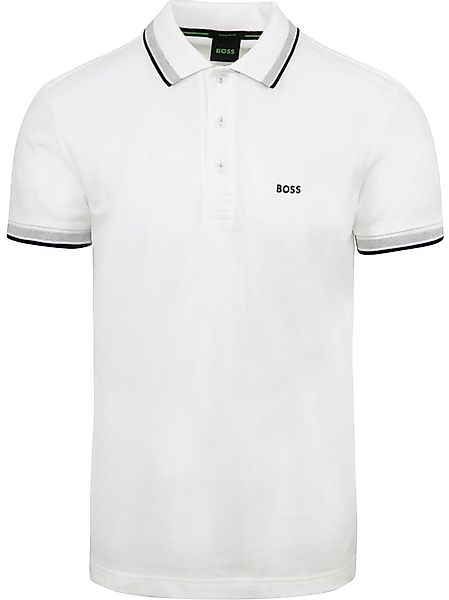 BOSS Paddy Polo Weiß - Größe M günstig online kaufen
