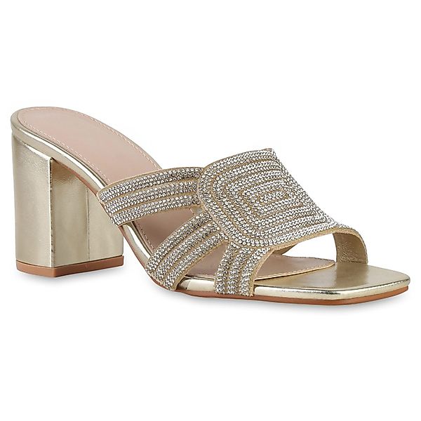 VAN HILL 841549 Sandalette Damen Pantoletten günstig online kaufen