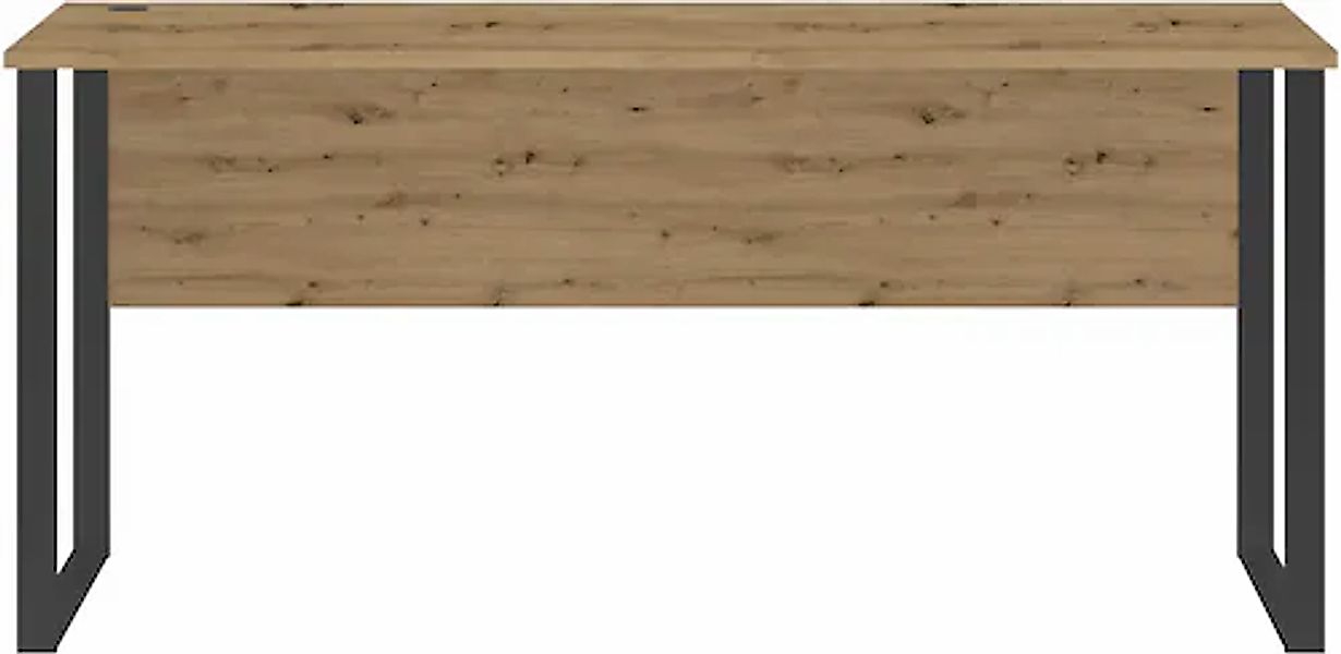 BEGA OFFICE Schreibtisch »Amanda« 1 Stk. tlg. Kabeldurchlass, Metallkufen, günstig online kaufen