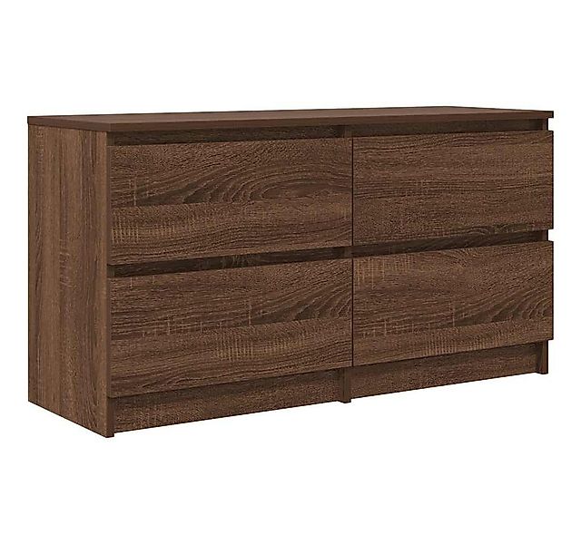 vidaXL TV-Schrank TV-Schrank Braun Eichen-Optik 100x35x54 cm Holzwerkstoff günstig online kaufen