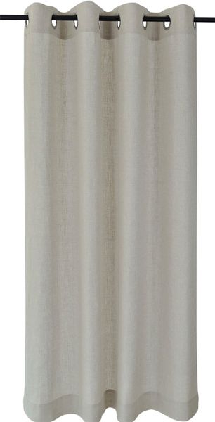 Kutti Vorhang "Metis Leinen" Ösen 1 Stk. tlg. blickdicht, natürliche Leinen günstig online kaufen