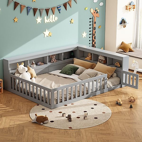 Flieks Holzbett, Kinderbett Daybett 140x190cm mit günstig online kaufen