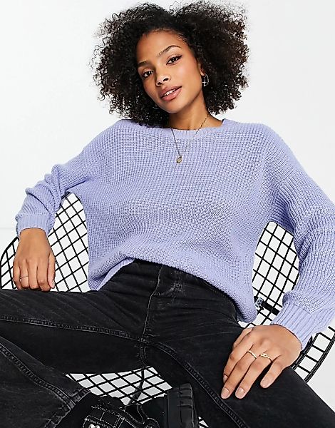 Hollister – Oversize-Pullover in Flieder-Lila günstig online kaufen