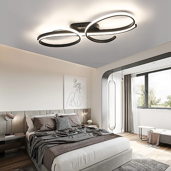 WILGOON Deckenleuchte 80W LED-Deckenleuchte aus Metall, günstig online kaufen