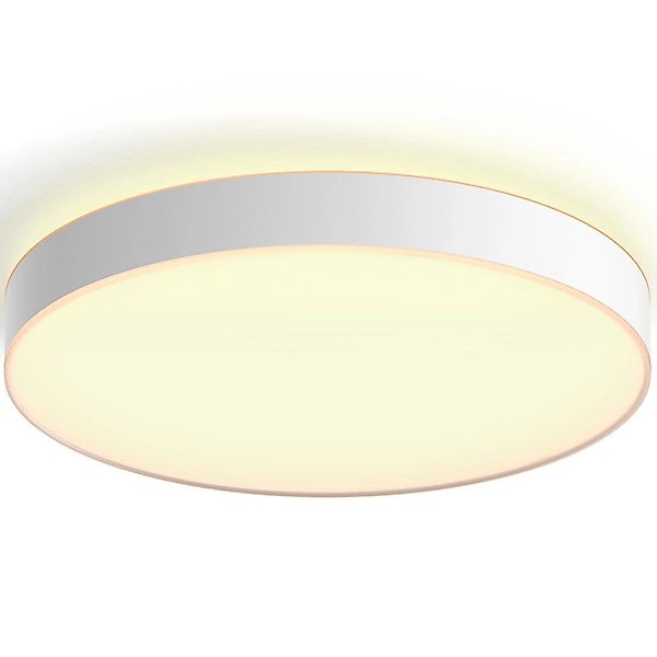 Philips Hue Deckenleuchte Enrave XL White Ambiance Weiß 4.750,m inkl. Dimme günstig online kaufen
