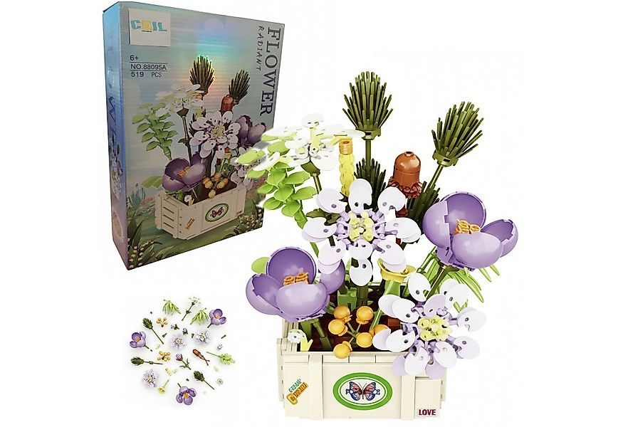 COIL Blumenstrauß, Bausteinset, Spielbausteine, Baukasten Spielbauklötze, ( günstig online kaufen