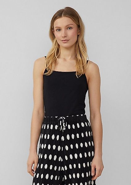 s.Oliver Muscleshirt T-Shirt Top mit verstellbaren Spaghettiträgern im Slim günstig online kaufen