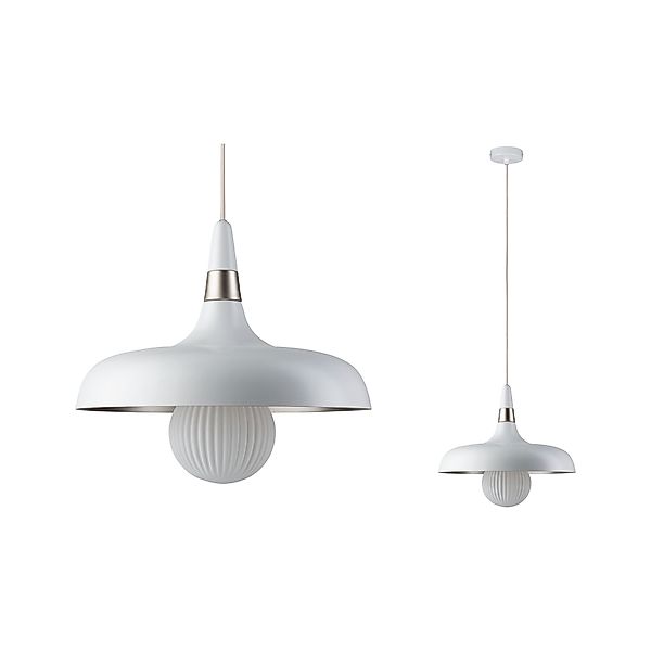 Paulmann "Neordic Pendelleuchte Juna E27 max. 20W Champagner/Weiß matt dimm günstig online kaufen