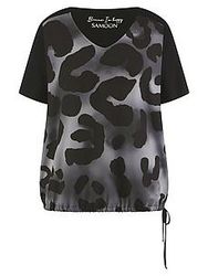 Blusen-Shirt Samoon schwarz günstig online kaufen