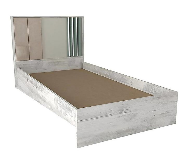 JVmoebel Bett Bett Jugendzimmer Kinderbett Grau Komfortabel Moderne Möbel 1 günstig online kaufen