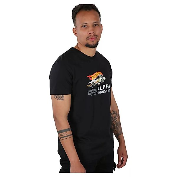 Alpha Industries Rodger Dodger Kurzärmeliges T-shirt S Black günstig online kaufen