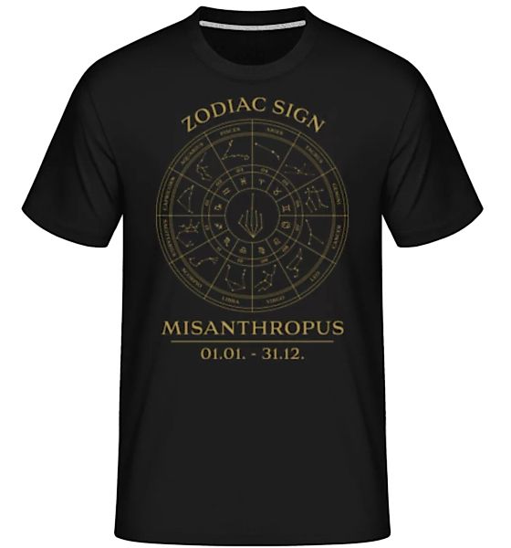 Zodiac Sign Misanthropus · Shirtinator Männer T-Shirt günstig online kaufen