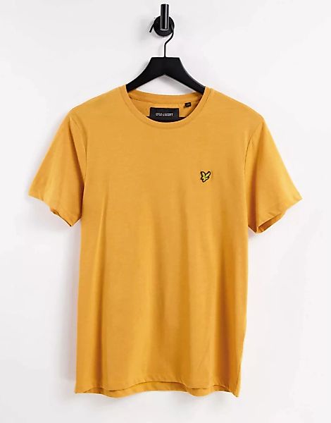 Lyle & Scott – T-Shirt in meliertem Orange günstig online kaufen