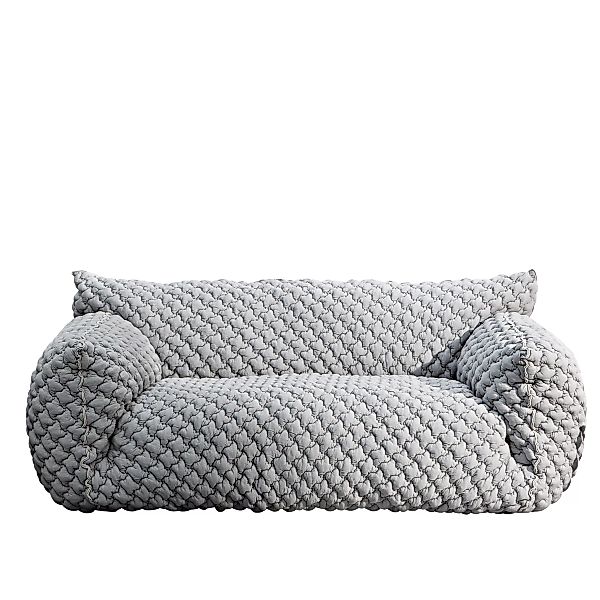 Gervasoni - Nuvola 10  Sofa - hellgrau/Stoff 3D Grigio günstig online kaufen