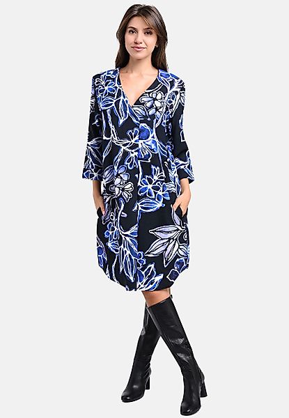 BICALLA Midikleid Kleid mit Blumen-Print in günstig online kaufen