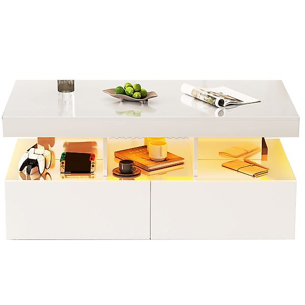 FUROKOY Couchtisch Sofatisch Beistelltisch Wohnzimmer mit günstig online kaufen