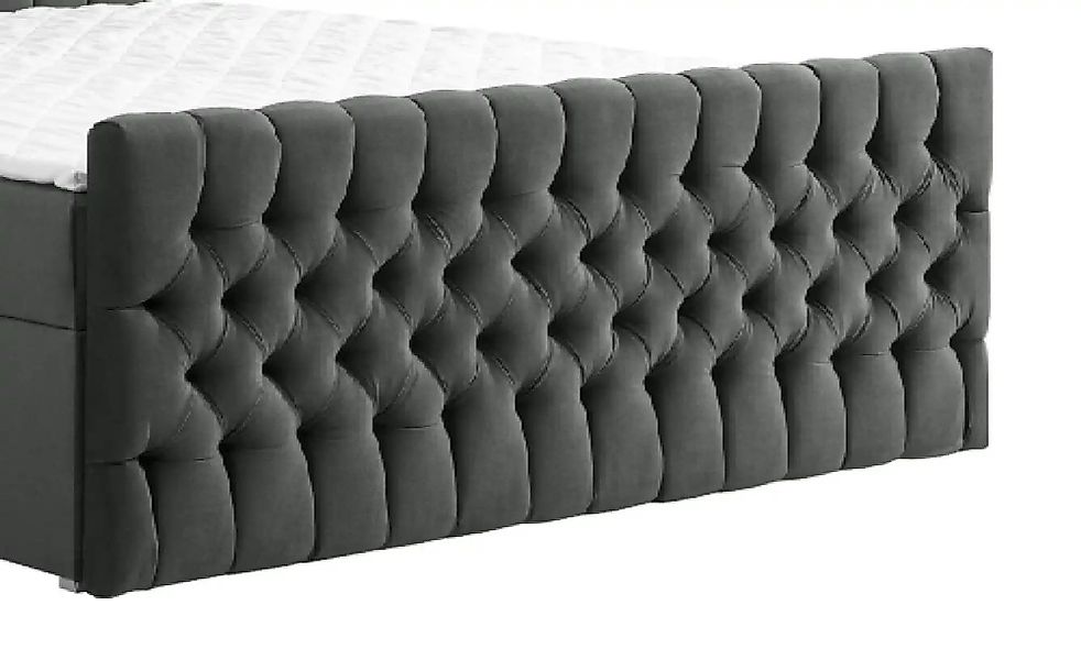 Boxbett mit Bettkasten und Fußteil Belek King ¦ grau Betten > Komfortbetten günstig online kaufen