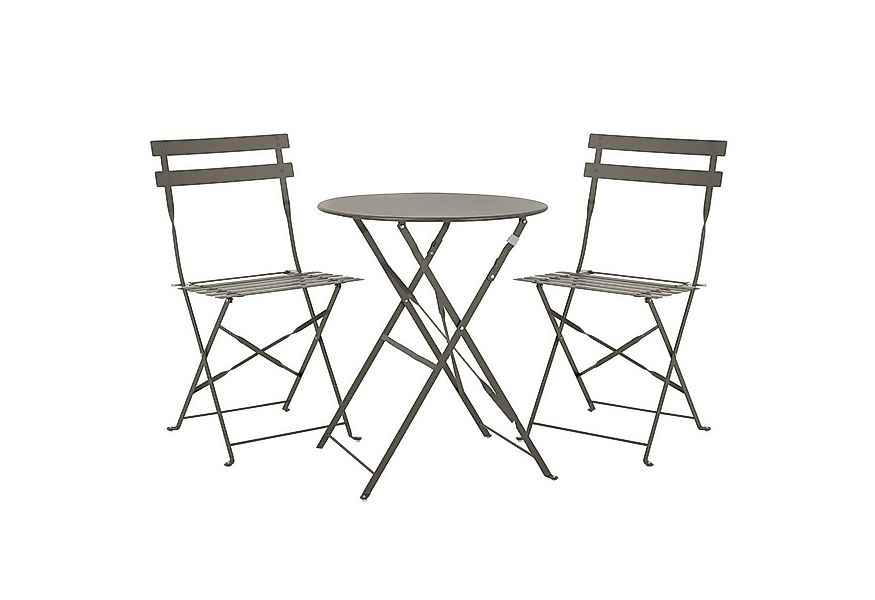 SVITA Balkonset BERLIN, (Set, 3-tlg., Bistro-Set), Tisch mit 2 Stühlen, Kla günstig online kaufen