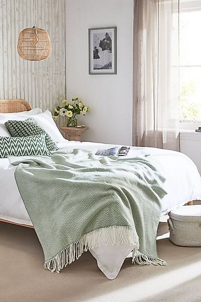 Next Tagesdecke Herringbone Throw Blanket günstig online kaufen