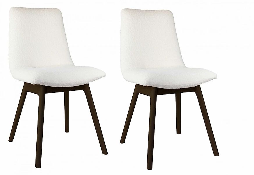 andas Esszimmerstuhl "Ramon" (Set) 2 Stk. Struktur grob mit Massivholzbeine günstig online kaufen