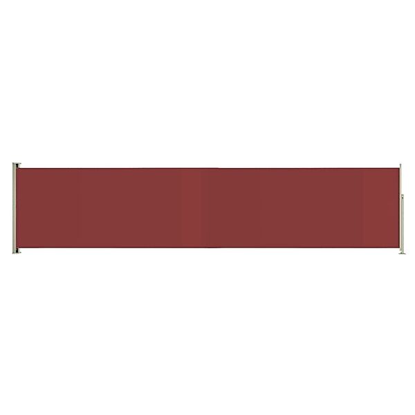 furnicato Seitenmarkise Ausziehbar 140x600 cm Rot günstig online kaufen