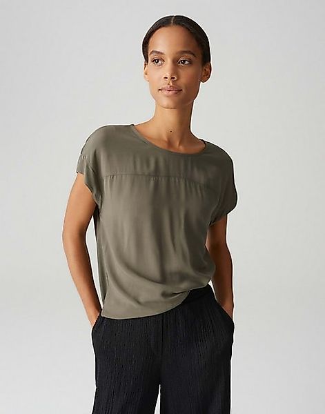 OPUS Kurzarmshirt SESONNE Regular im Materialmix günstig online kaufen