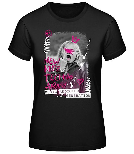 New Kidz Techno Army · Frauen Basic T-Shirt günstig online kaufen