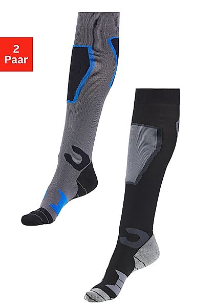 Bench. Skistrümpfe, (Packung, 2 Paar), mit verstärkten Belastungszonen günstig online kaufen