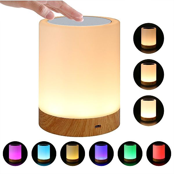 DOPWii Nachtlicht LED Nachttischlampe,Tischlampe Touch Dimmbar günstig online kaufen