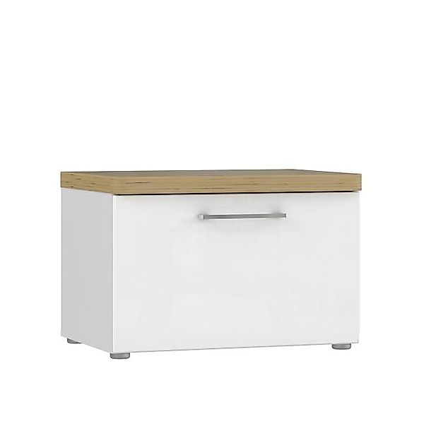 Garderobenbank  Rovato ¦ weiß ¦ Maße (cm): B: 60,3 H: 40,8 T: 43.4 Bänke > günstig online kaufen