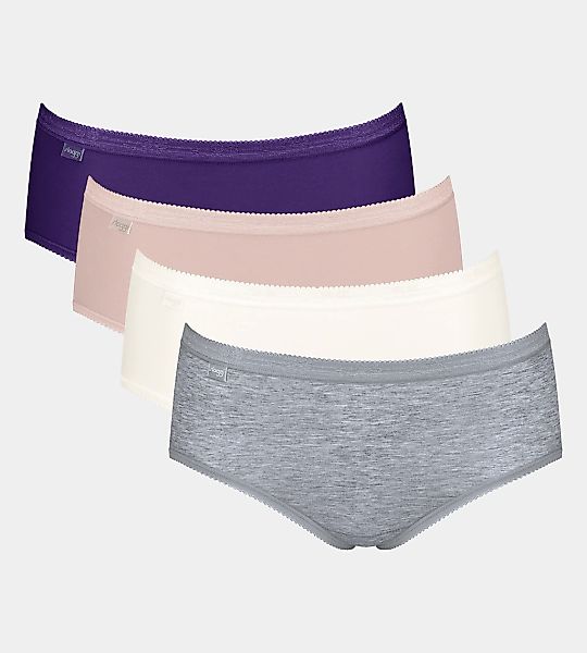 sloggi Midislip "Basic+", (4er Pack), Baumwollmix, elastisch, weiche Nähte, günstig online kaufen