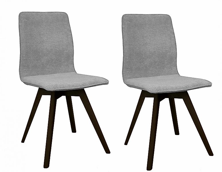 andas Esszimmerstuhl "Rania", (Set), 2 St., Microfaser, Massivholzgestell, günstig online kaufen
