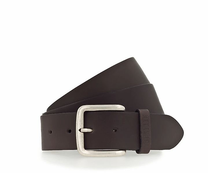 MUSTANG Ledergürtel, Klassische Dornschließe in leichter Used-Optik, 4 cm günstig online kaufen