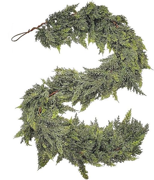 Kunstgirlande Weihnachtsgirlande mit Beleuchtung, Naturgetreue Girlande Kün günstig online kaufen