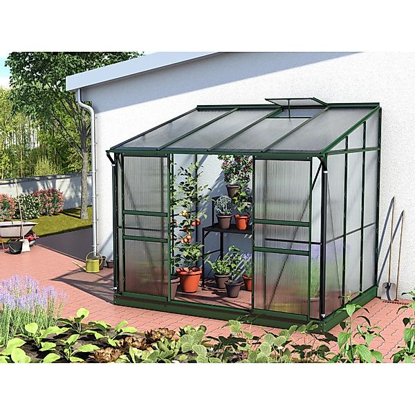 Anlehn-Gewächshaus Ida 5200 HKP 4 mm Smaragd günstig online kaufen