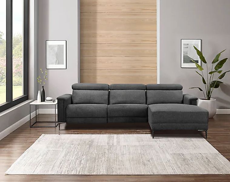 Home affaire Ecksofa »Lund, L-Form, 261cm, man. o. elektr. Relaxfunktion (m günstig online kaufen