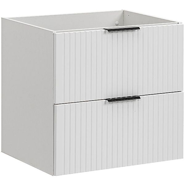 Lomadox Waschbeckenschrank ADELAIDE-56-WHITE Waschtischunterschrank matt we günstig online kaufen