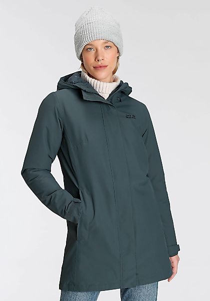 Jack Wolfskin Parka "KIOLA" mit Kapuze Wärmend, winddicht, Übergangsjacke günstig online kaufen