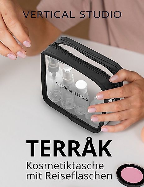 VERTICAL STUDIO Kulturbeutel VERTICAL STUDIO Kosmetiktasche mit Reiseflasch günstig online kaufen