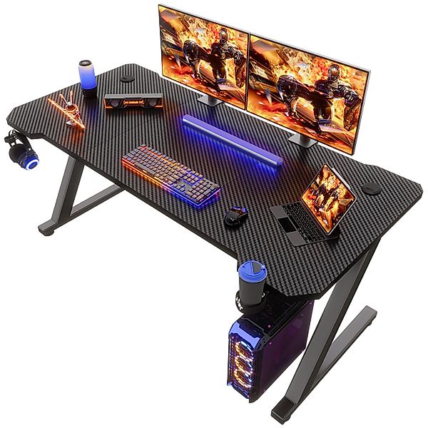 HOMALL Gamingtisch Gaming Tisch Computertisch Schreibtisch günstig online kaufen