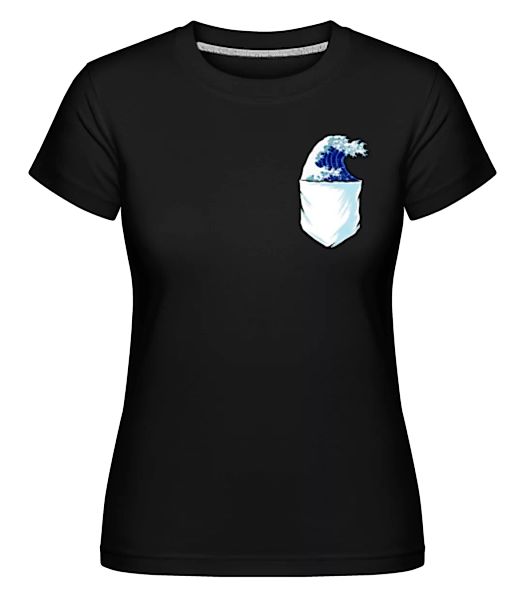 Brusttasche Die grosse Welle Hokusai · Shirtinator Frauen T-Shirt günstig online kaufen