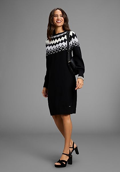 Laura Scott Strickkleid mit kuscheligem Norwegermuster günstig online kaufen