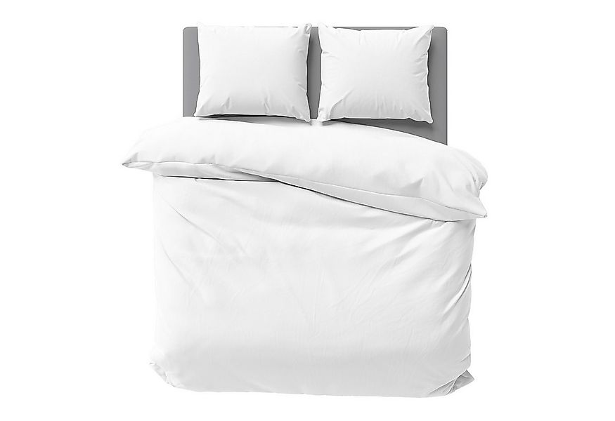 Visaggio Bettwäsche Mikrofaser Uni 135x200 155x220 200x200 Einfarbig Allerg günstig online kaufen