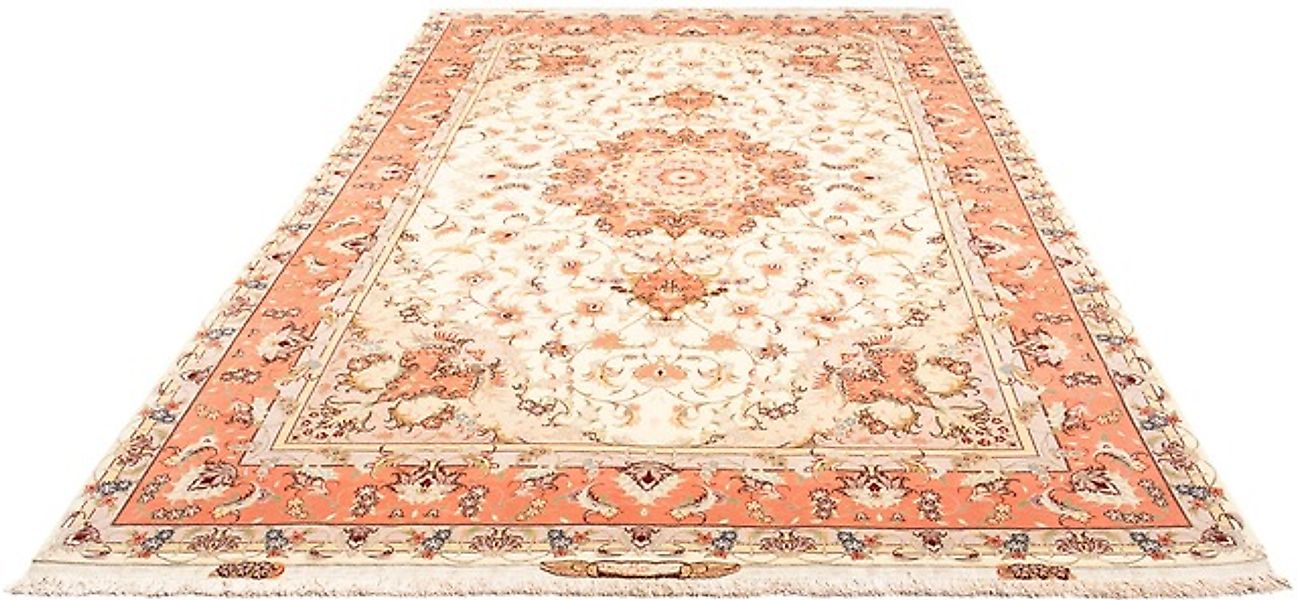 morgenland Orientteppich »Täbriz rund - 308 x 200 cm - beige«, rechteckig, günstig online kaufen