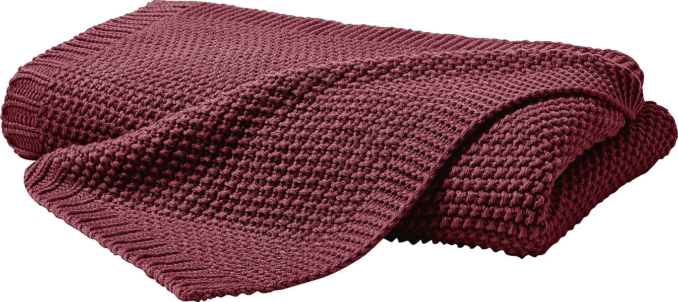 Wohndecke Strick, Primera, mit einer hochwertigen günstig online kaufen