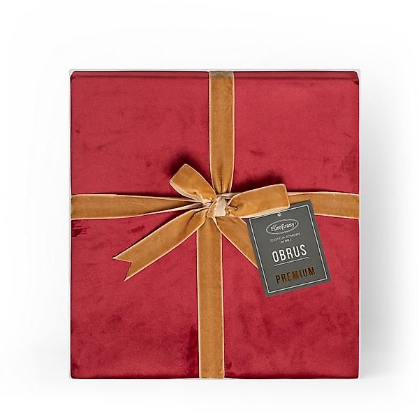 Eurofirany Tischdecke VELVET, Samttischdecke, Servietten, Tischdekoration, günstig online kaufen