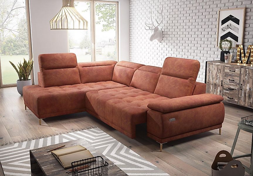 Xlmoebel Ecksofa Stoff-Sofa in L-Form Wohnlandschaft Eckcouch Set Moderne, günstig online kaufen