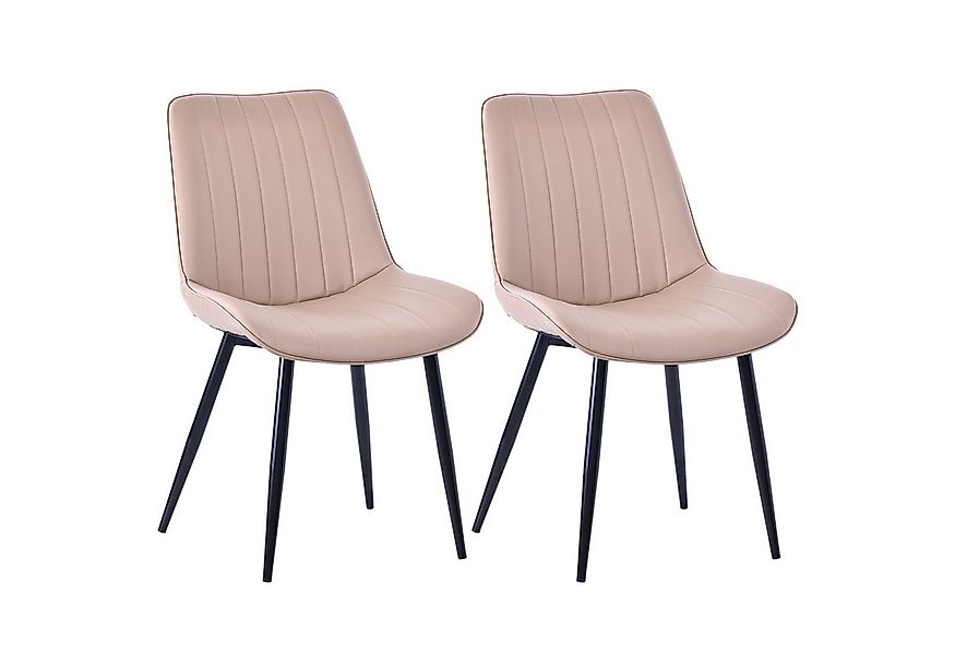 HOMAVO Esszimmerstuhl YZ1 STUHL-SET 2 Stück in Stoff oder Kunstleder – mode günstig online kaufen